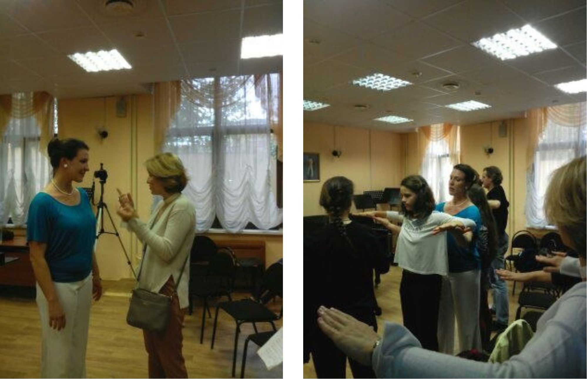 Семинар немецкой пианистки и методиста по психофизиологической коррекции исполнительского аппарата Генриеттой Гартнер. Центр Полины Осетинской. Москва, 2017. 